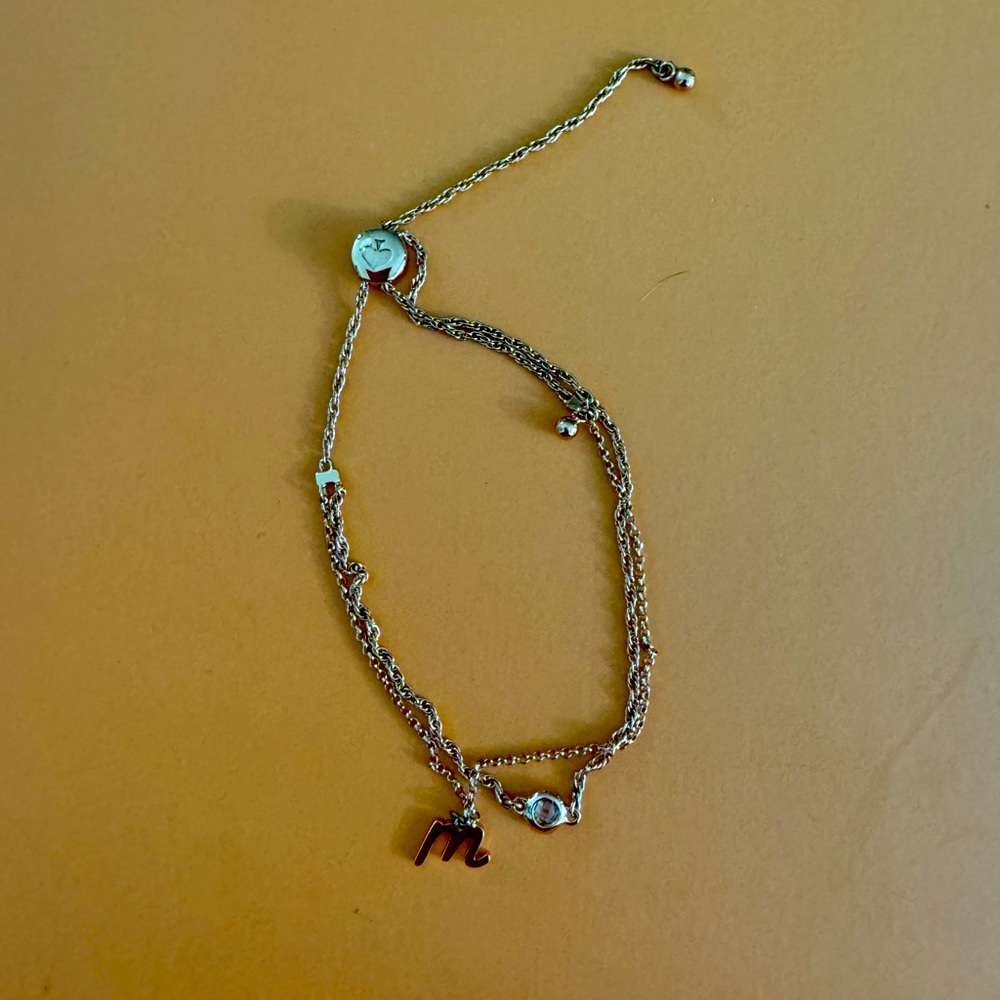 Kate Spade - M initial chain bracelet - Rose Gold